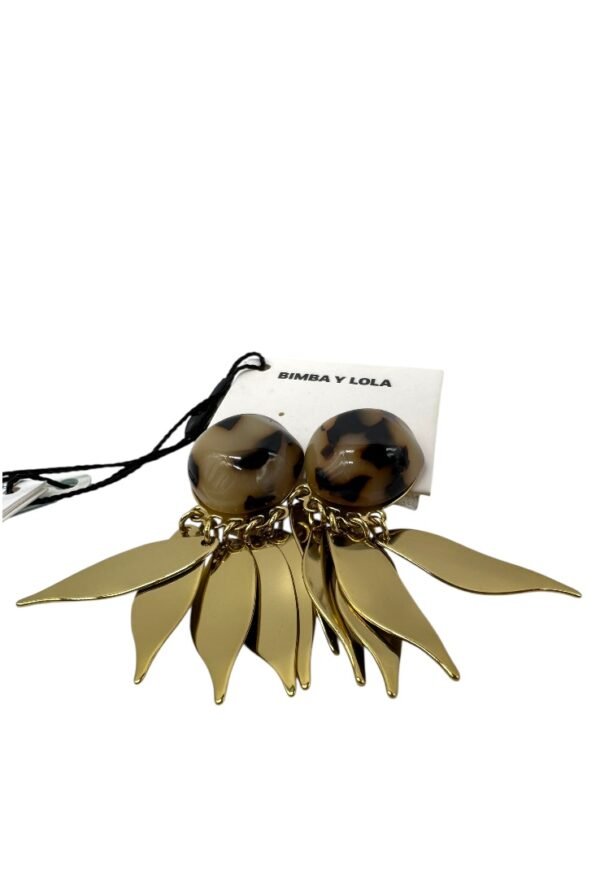 BIMBA Y LOLA - TORTOISESHELL EARRINGS
